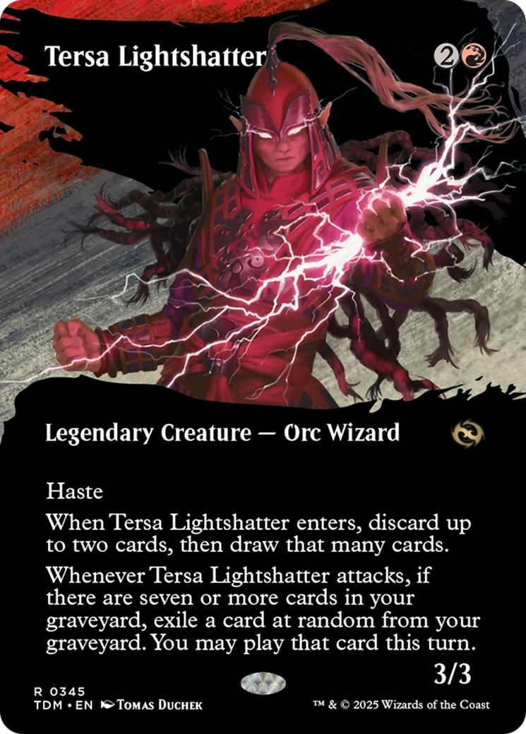 Tersa Lightshatter (Borderless) (TDM-345)  Foil - Tarkir: Dragonstorm: (Showcase)