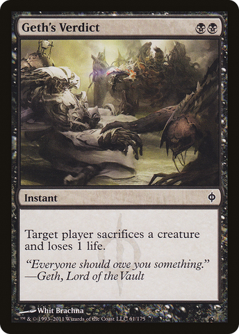 Geth's Verdict (NPH-061)  Foil - New Phyrexia