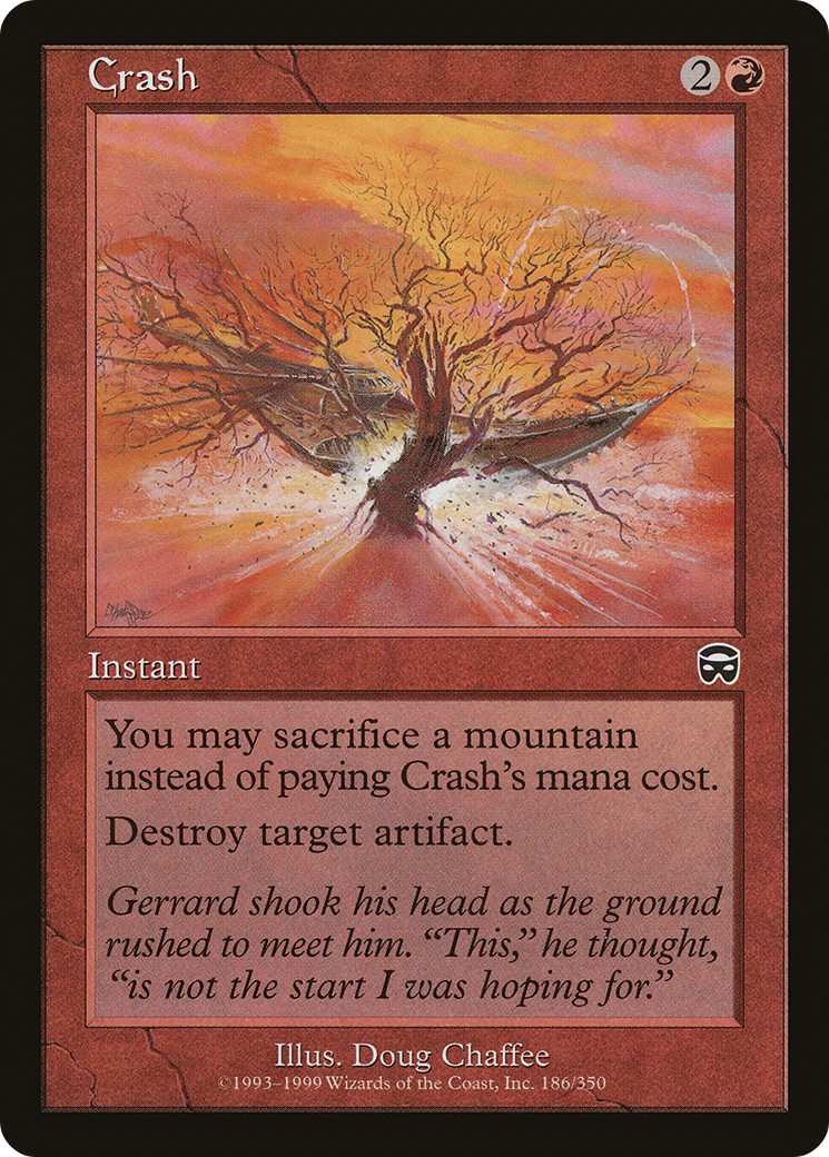 Crash (MMQ-186)  Foil - Mercadian Masques