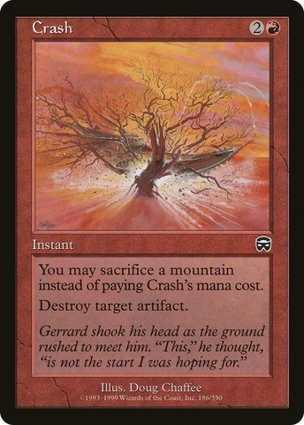 Crash (MMQ-186)  Foil - Mercadian Masques