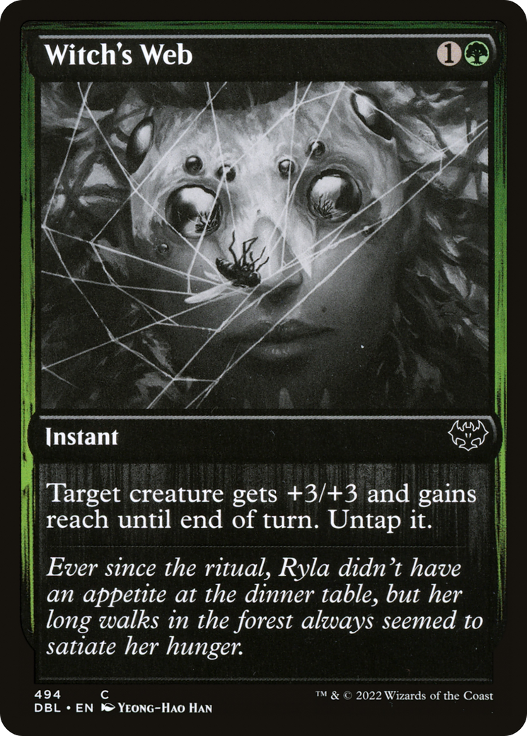 Witch's Web (DBL-494)  Foil - Innistrad: Double Feature