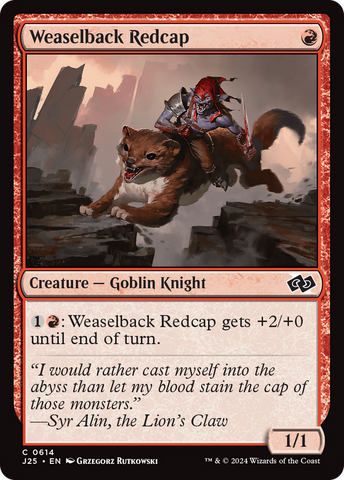 Weaselback Redcap (J25-614)  - Foundations Jumpstart
