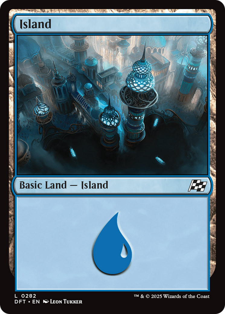 Island (0282) (DFT-282)  Foil - Aetherdrift