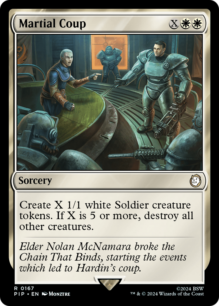 Martial Coup (PIP-167)  Foil - Fallout