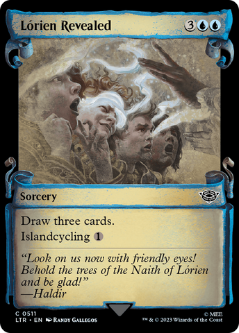 Lorien Revealed (Showcase Scrolls) (LTR-511)  Foil - The Lord of the Rings: Tales of Middle-earth: (Showcase)
