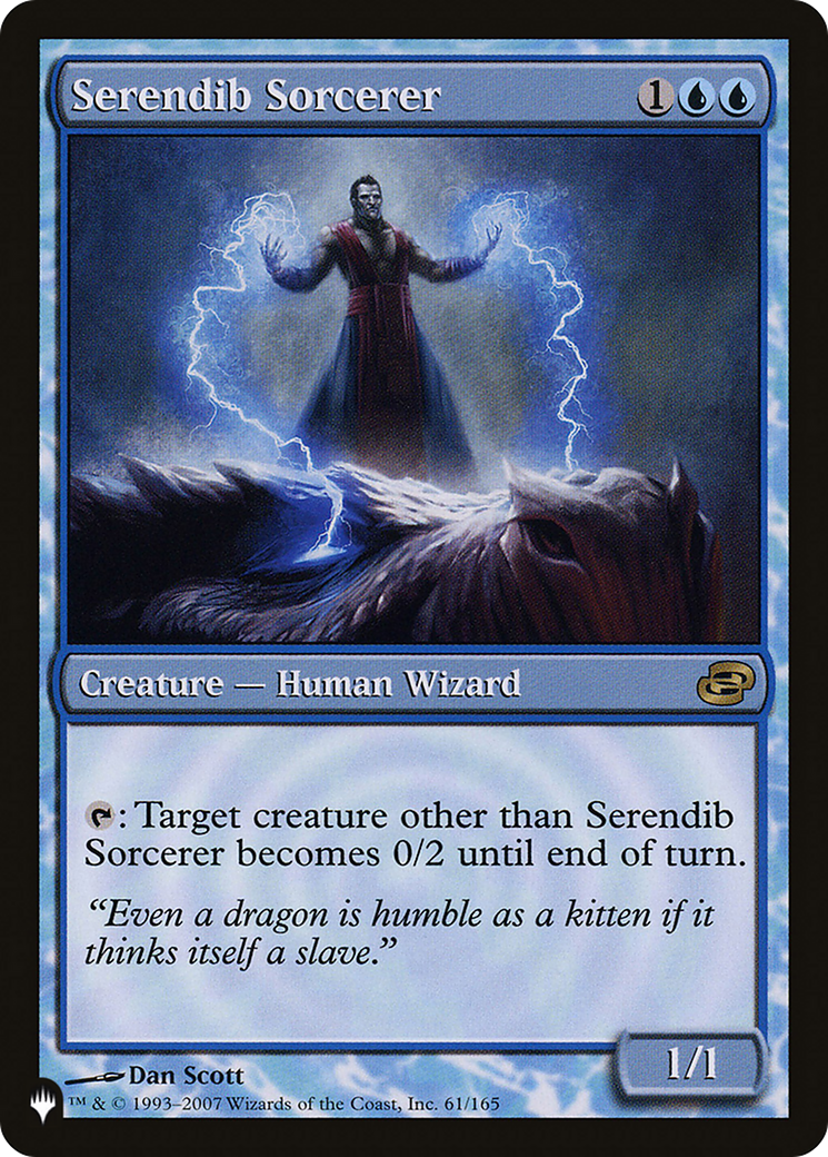 Serendib Sorcerer (LIST-PLC-61)  - The List: (colorshifted)