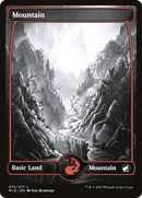Mountain (275) (MID-275) - Innistrad: Midnight Hunt: (Full Art, Showcase)