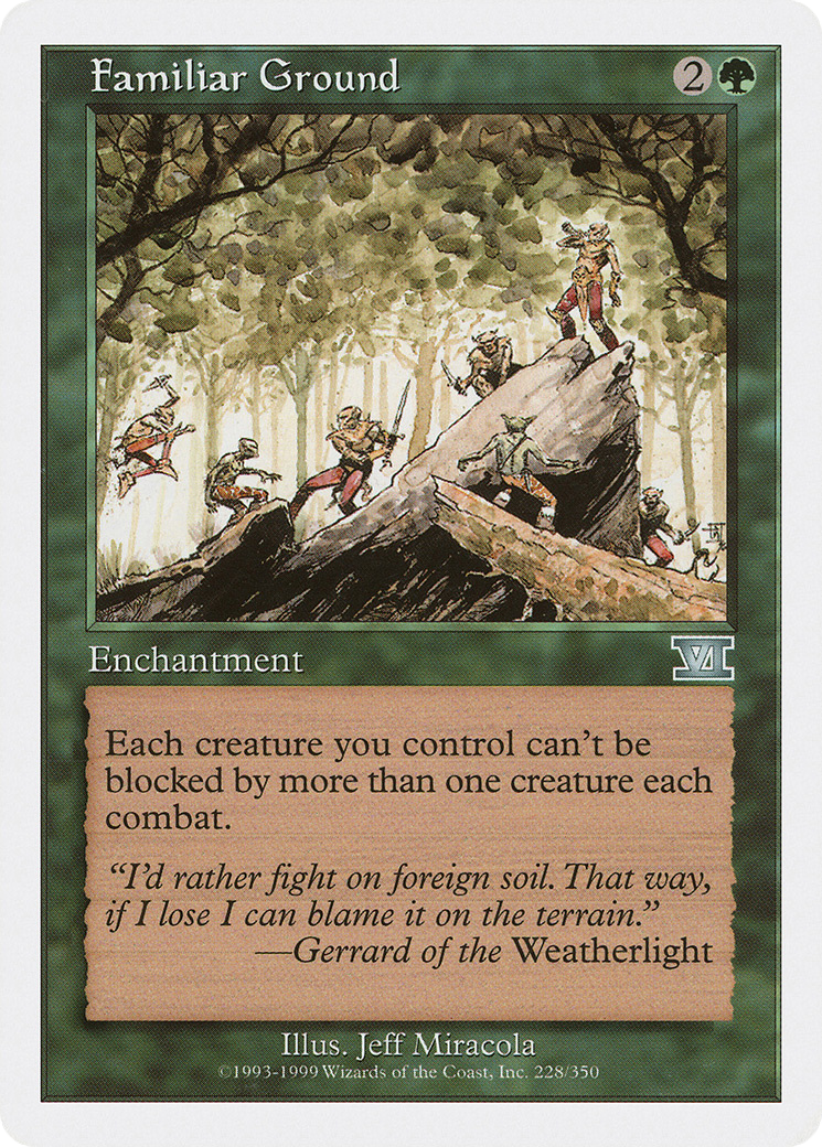 Familiar Ground (6ED-228)  - Classic Sixth Edition