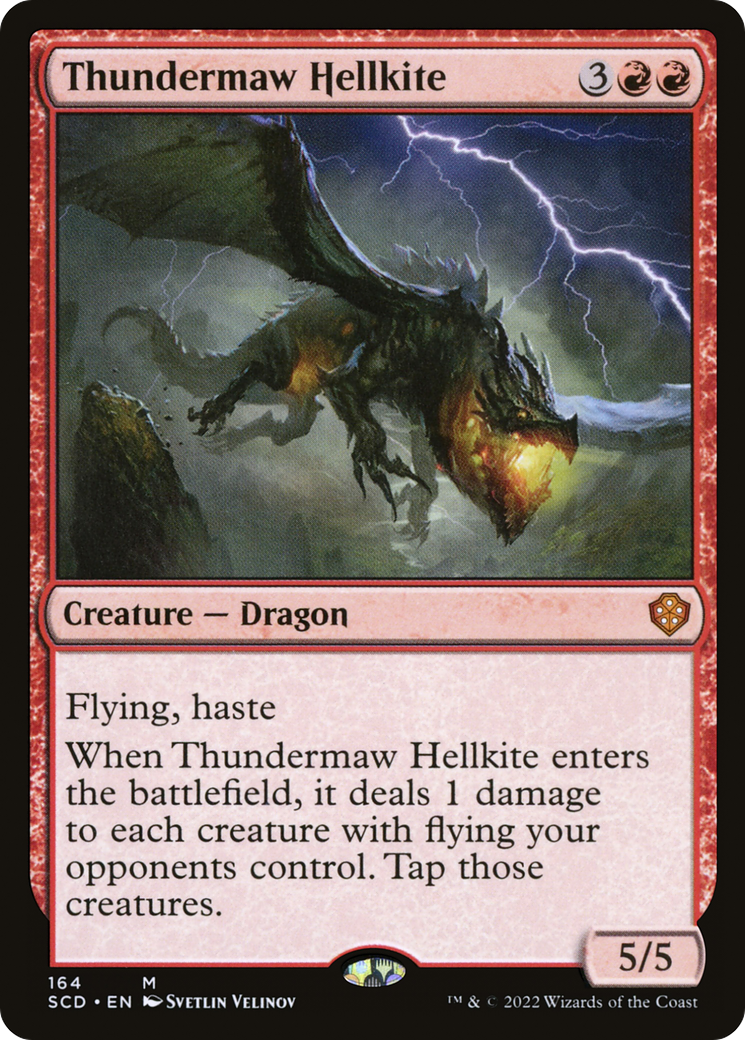 Thundermaw Hellkite (SCD-164)  - Starter Commander Decks