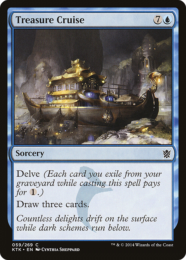 Treasure Cruise (KTK-059) - Khans of Tarkir Foil
