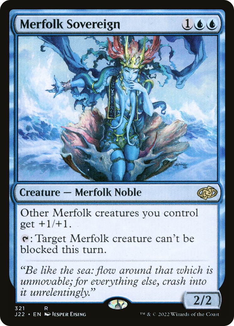 Merfolk Sovereign (J22-321)  - Jumpstart 2022