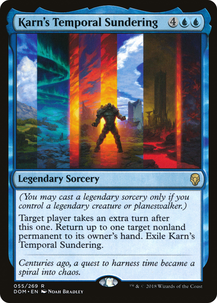 Karn's Temporal Sundering (DOM-055)  Foil - Dominaria