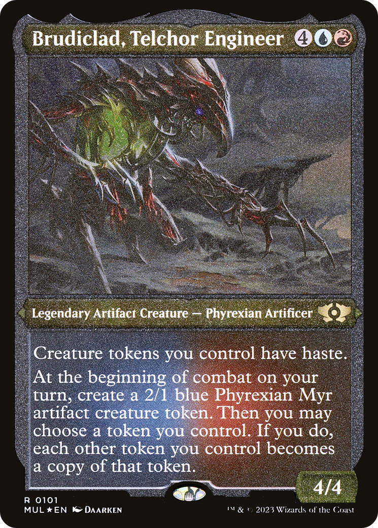 Brudiclad, Telchor Engineer (Foil Etched) (MUL-101)  Foil - Multiverse Legends