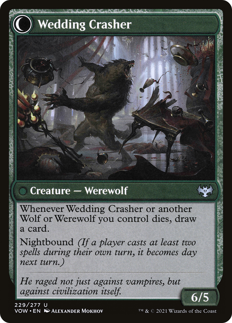 Wolfkin Outcast (VOW-229)  - Innistrad: Crimson Vow: (Double Faced Transform)