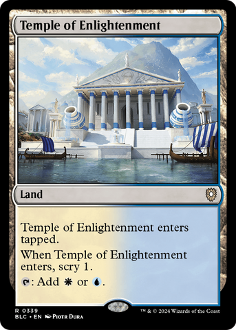 Temple of Enlightenment (BLC-339)  - Bloomburrow Commander