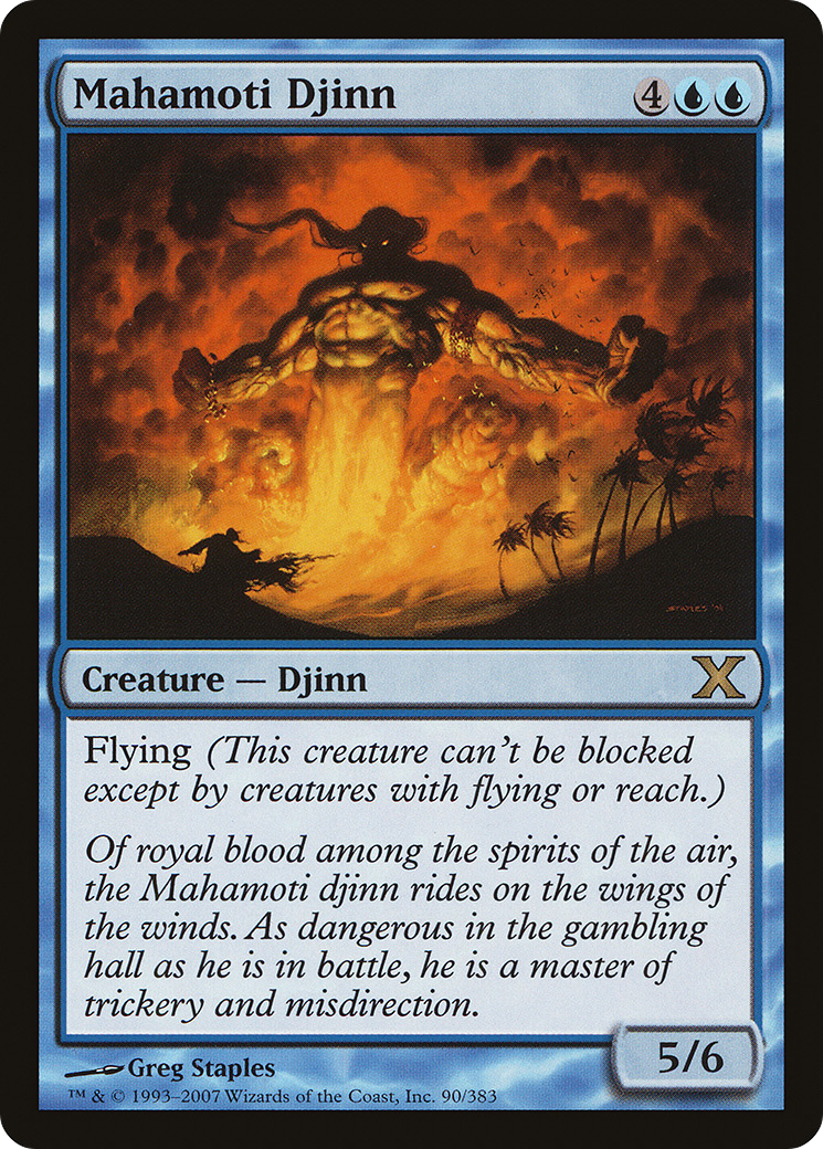 Mahamoti Djinn (10E-090)  - Tenth Edition