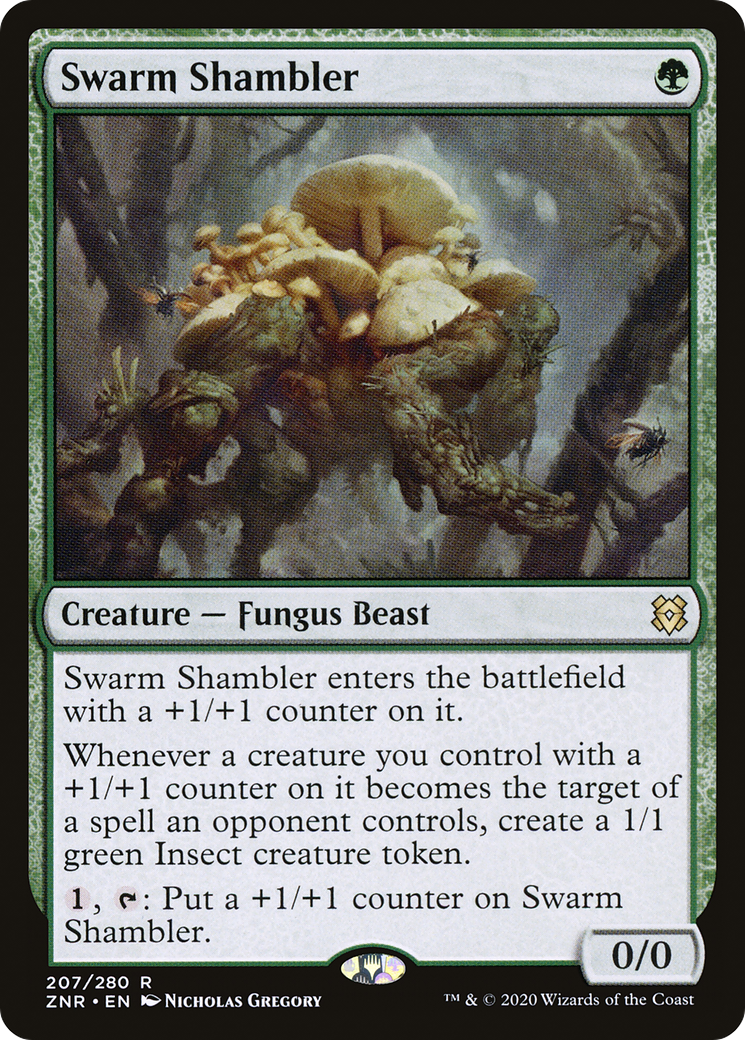 Swarm Shambler (ZNR-207)  - Zendikar Rising