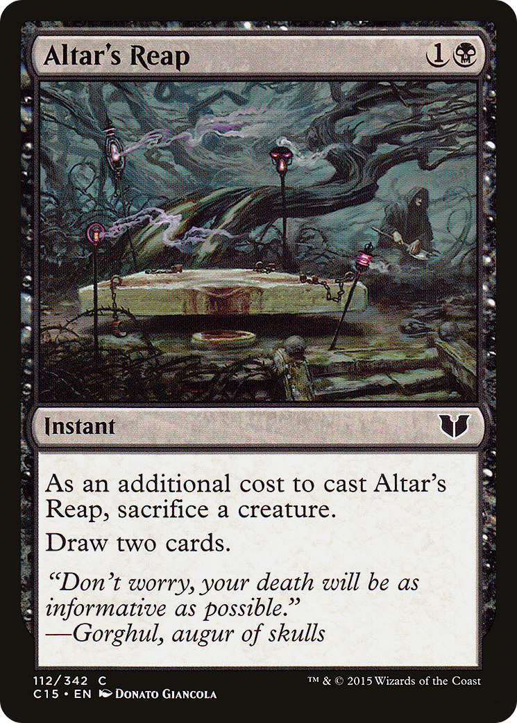 Altar's Reap (C15-112)  - Commander 2015