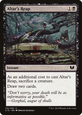 Altar's Reap (C15-112)  - Commander 2015