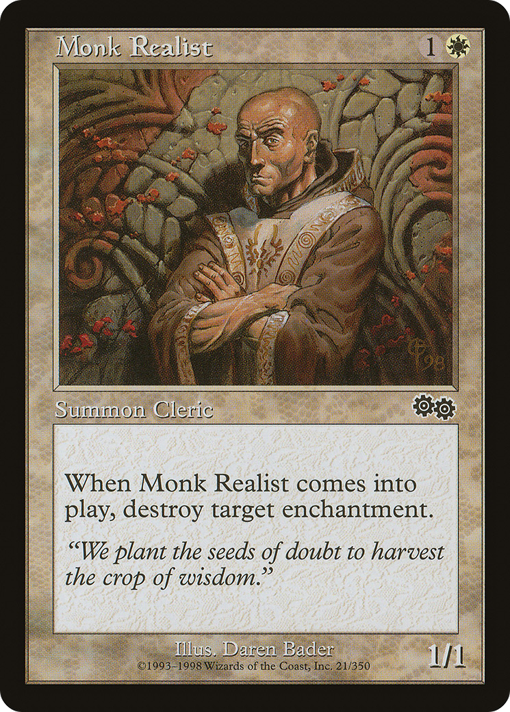 Monk Realist (USG-021) - Urza's Saga