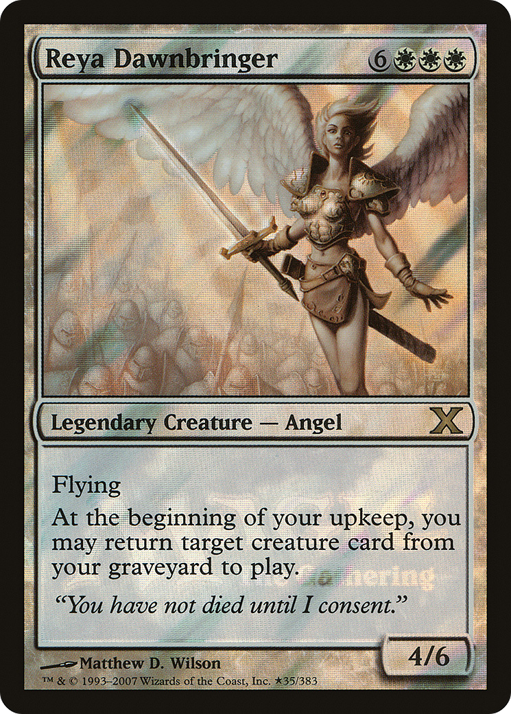 Reya Dawnbringer (GAME-)  Foil - Tenth Edition Promos