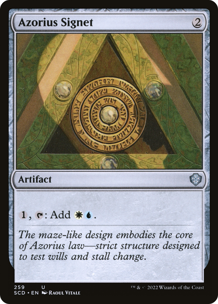 Azorius Signet (SCD-259)  - Starter Commander Decks