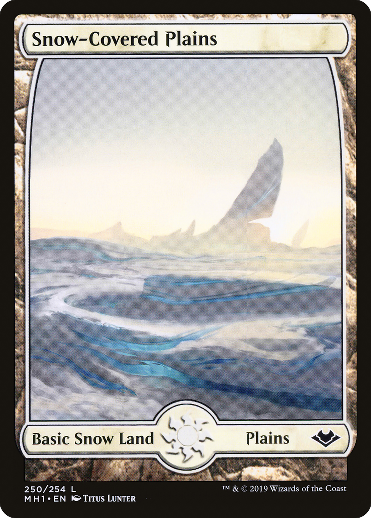 Snow-Covered Plains (MH1-250)  Foil - Modern Horizons
