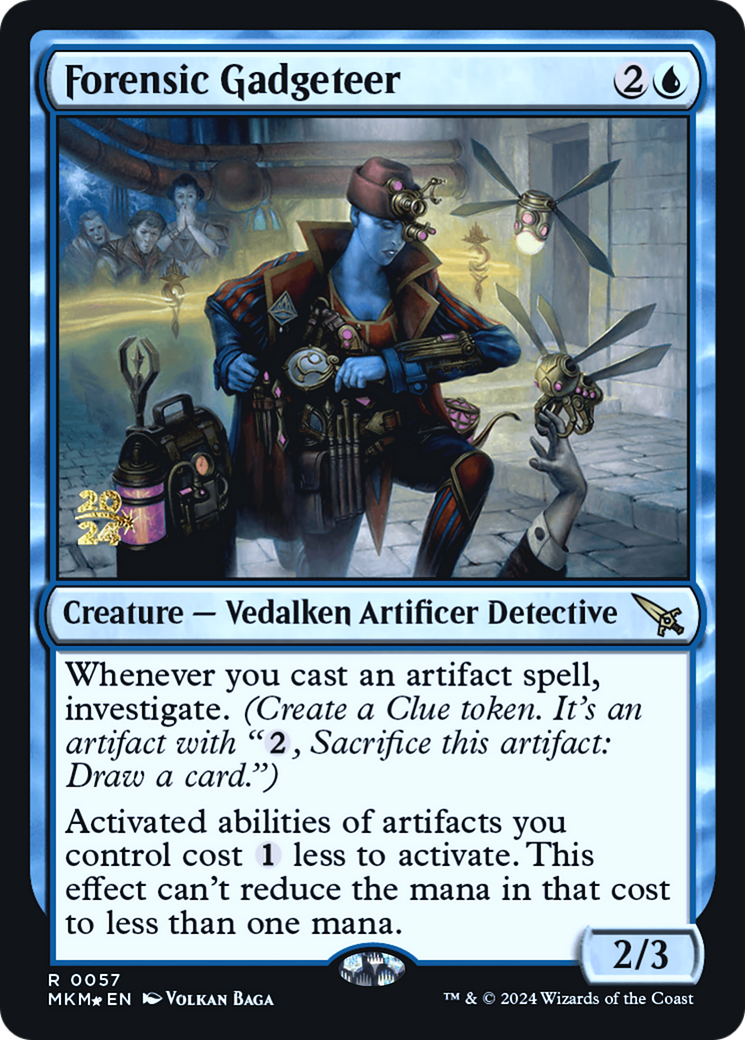 Forensic Gadgeteer (PRE-057)  Foil - Murders at Karlov Manor Promos