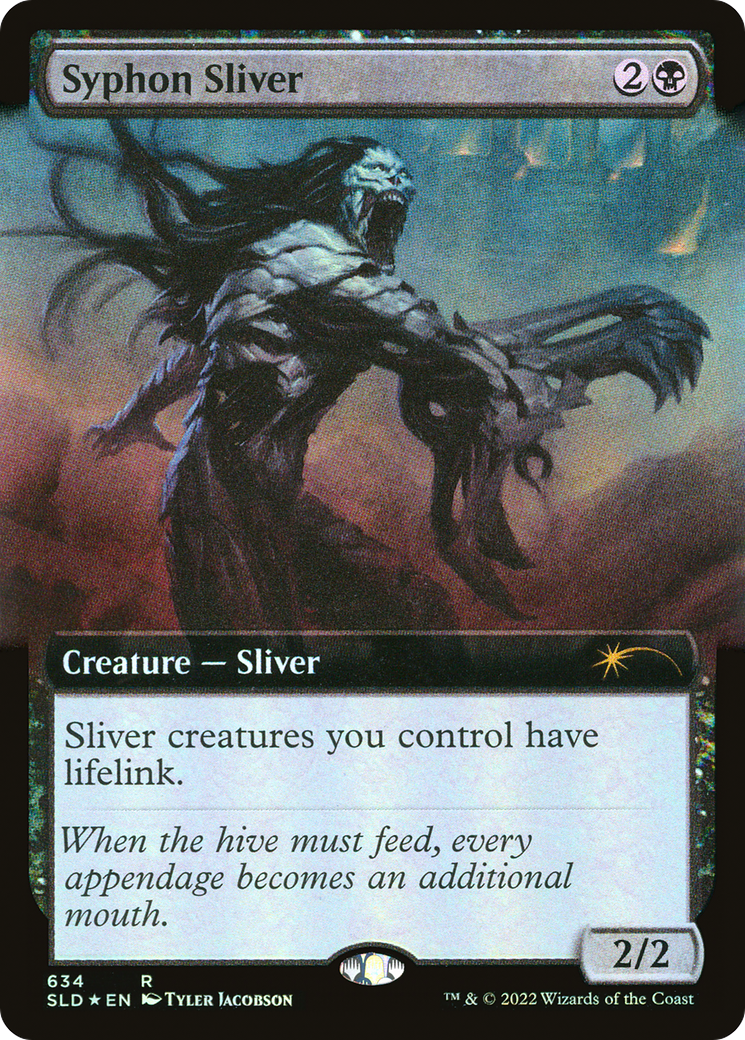 Syphon Sliver (Extended Art) (SLD-634)  Foil - Secret Lair Drop: (Extended Art)