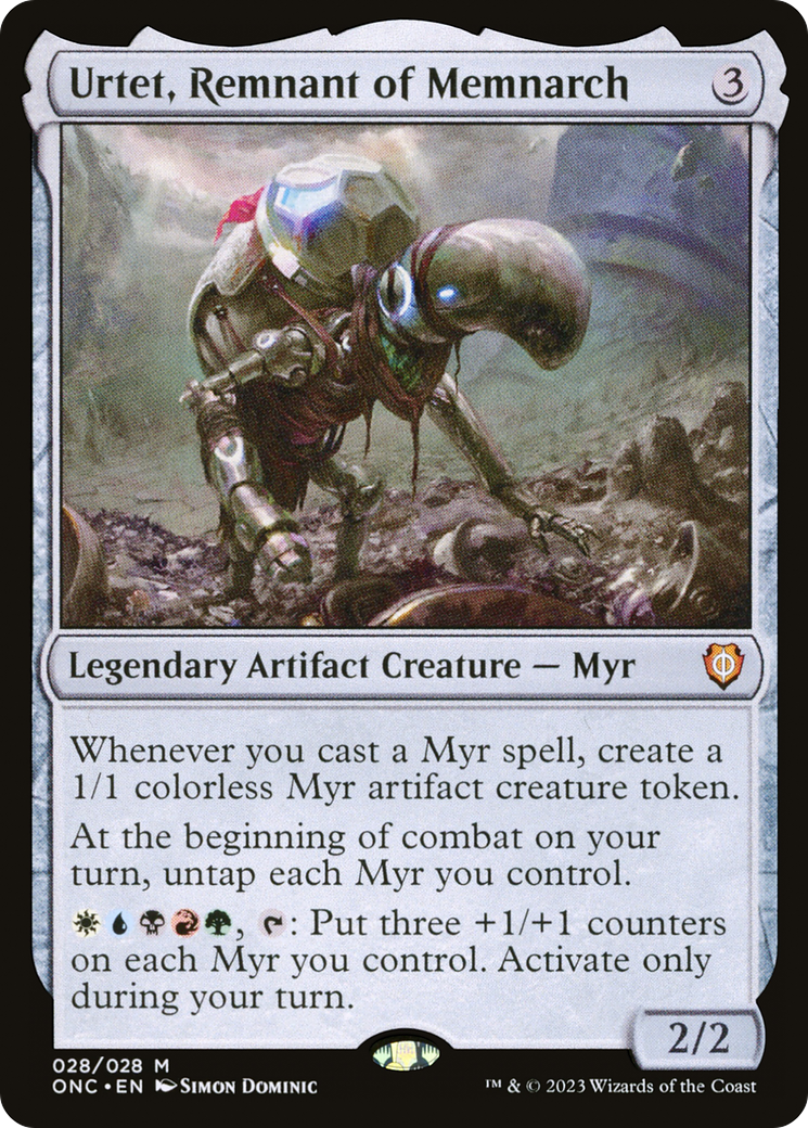Urtet, Remnant of Memnarch (ONC-028)  Foil - Phyrexia: All Will Be One Commander