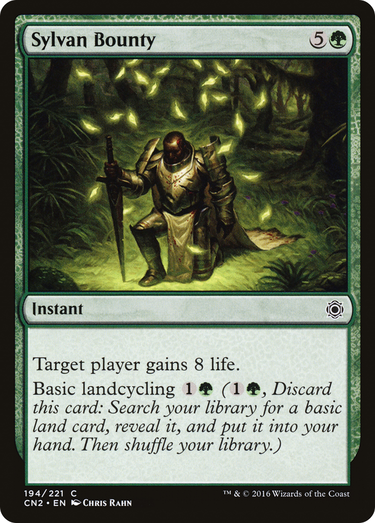Sylvan Bounty (CN2-194)  Foil - Conspiracy: Take the Crown