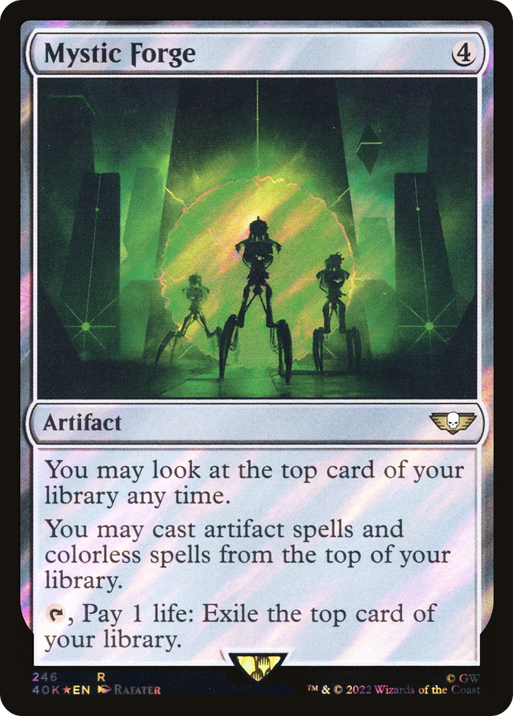Mystic Forge (Surge Foil) (40K-246)  Foil - Warhammer 40,000 Commander