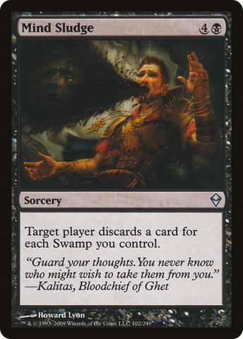 Mind Sludge (ZEN-102) - Zendikar Foil