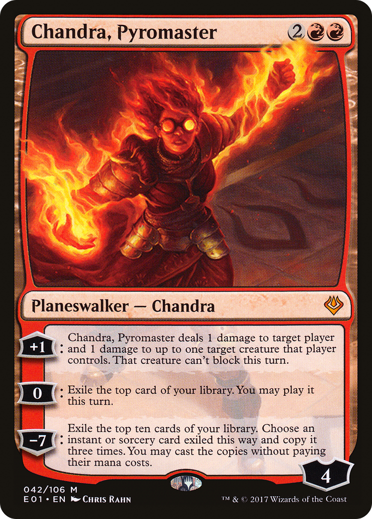 Chandra, Pyromaster (AC2-042)  - Archenemy: Nicol Bolas