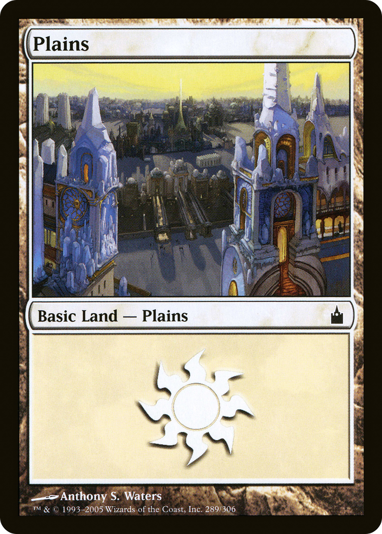 Plains (289) (RAV-289)  Foil - Ravnica: City of Guilds