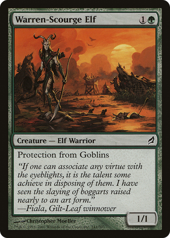 Warren-Scourge Elf (LRW-241)  - Lorwyn