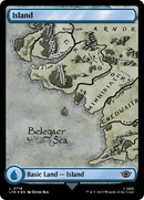 Island (0716) (Surge Foil) (LTR-716) - The Lord of the Rings: Tales of Middle-earth Foil