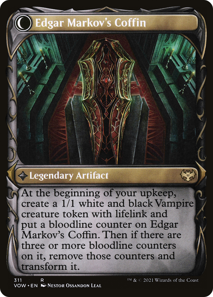 Edgar, Charmed Groom (Showcase) (VOW-311)  - Innistrad: Crimson Vow: (Showcase, Double Faced Transform)