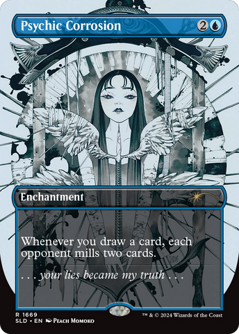 Psychic Corrosion (SLD-1669)  - Secret Lair Drop (Borderless)