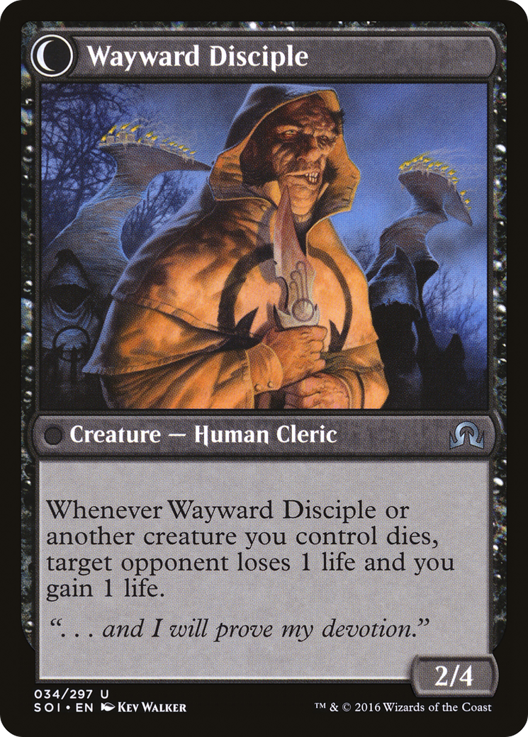 Pious Evangel (SOI-034)  Foil - Shadows over Innistrad: (Double Faced Transform)