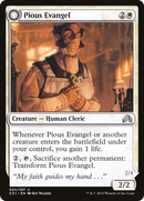 Pious Evangel (SOI-034)  - Shadows over Innistrad: (Double Faced Transform)