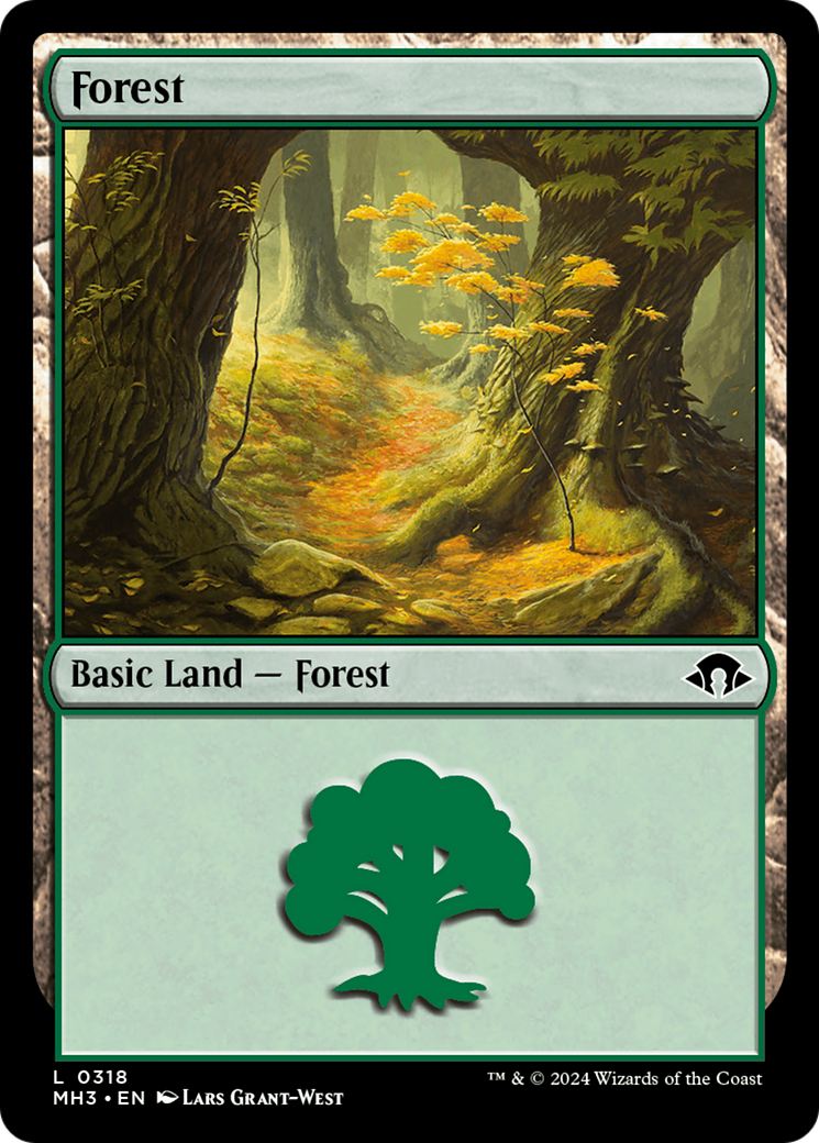 Forest (0318) (MH3-318)  Foil - Modern Horizons 3