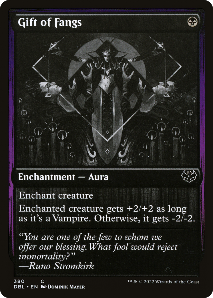 Gift of Fangs (DBL-380)  Foil - Innistrad: Double Feature