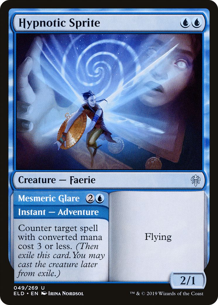 Hypnotic Sprite (ELD-049)  - Throne of Eldraine