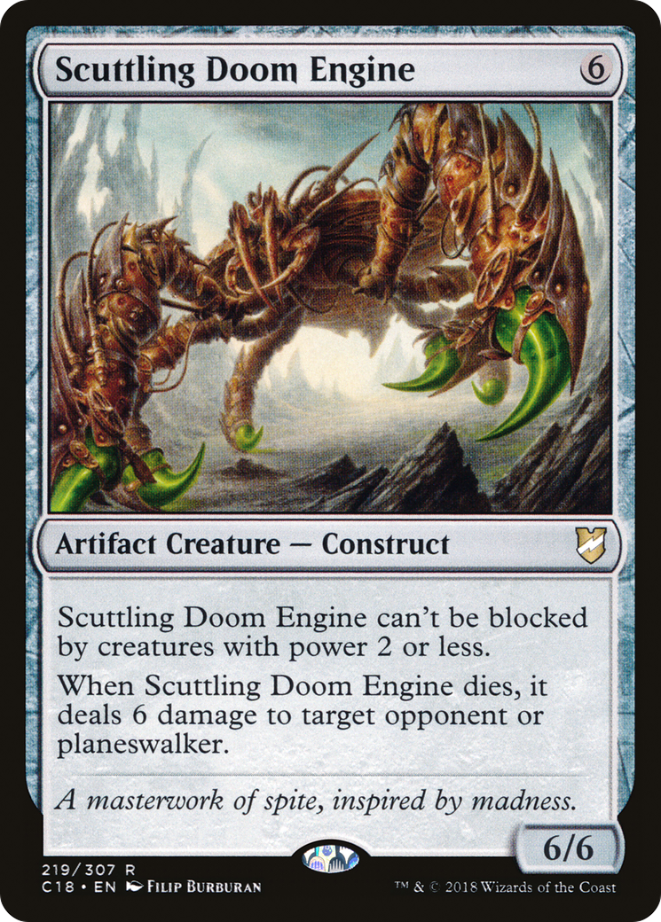 Scuttling Doom Engine (C18-219)  - Commander 2018