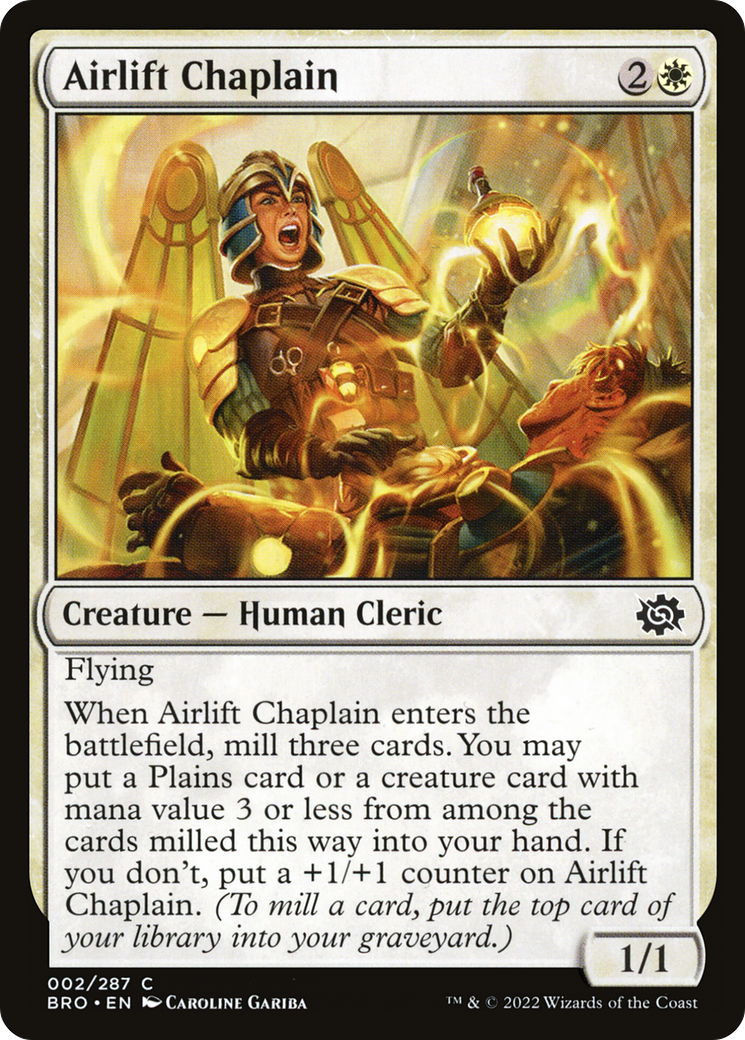 Airlift Chaplain (BRO-002)  - The Brothers' War