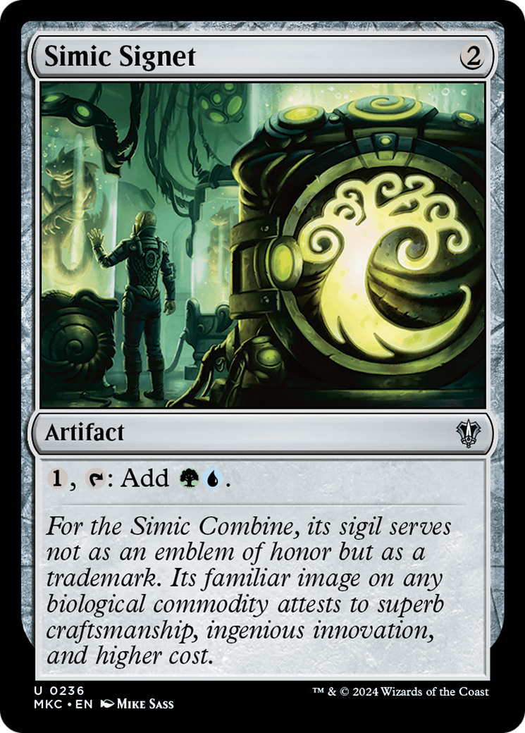 Simic Signet (MKC-236)  - Murders at Karlov Manor Commander