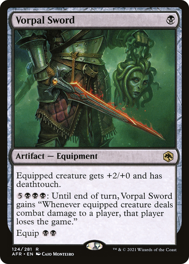 Vorpal Sword (AFR-124)  Foil - Adventures in the Forgotten Realms