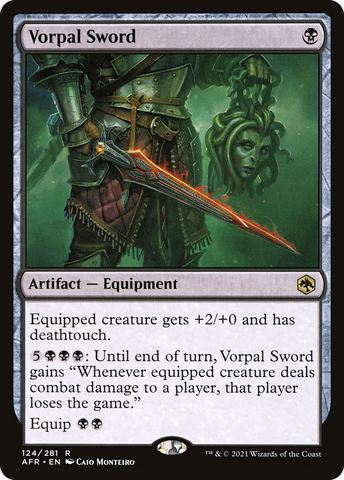 Vorpal Sword (AFR-124)  Foil - Adventures in the Forgotten Realms