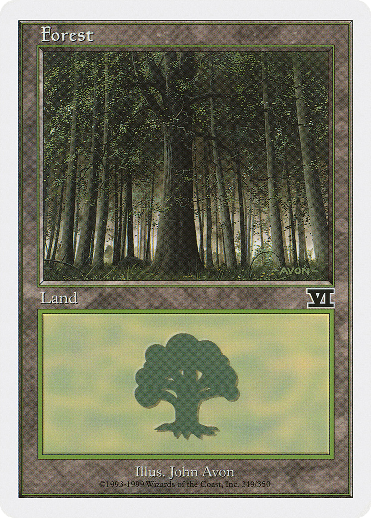 Forest (349) (6ED-349)  - Classic Sixth Edition